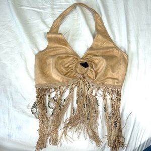 This top is very beautiful and fragile the beads will come off if used roughly